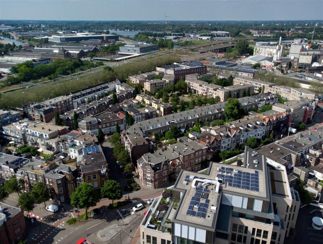 Luchtfoto van gebied 't Zand