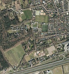 plangebied luchtfoto Duyn en Daelseweg Nuland